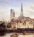 Bosboom Johannes Parisian Quay In Rouen Sun