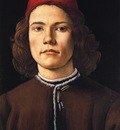 Botticelli Sandro Portrait of a young man