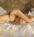 Breitner George Hendrik Lying nude Sun