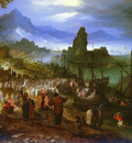Brueghel Jan the Elder 1568 to 1625 Christ Preaching At The Seaport O P 26 4 by 35 7cm