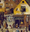 Bruegel d a  The fight between carnival and lent, Detail of