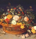 brueghel the younger basket of flowers