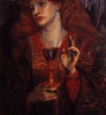 al c15 rossettidantegabriel the damsel of the sanct grail