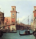 CANALETTO View Of the Entrance To The Arsenal