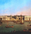 Canaletto Greenwich Hospital From The North Bank Of The Thames