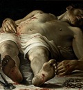 Carracci,Annibale The dead Christ c 1582, Stuttgart Staatsga