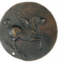 Cellini Benvenuto Coin Pegasus on the fountain Hippocrene