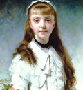 Chaplain Charles Young Girl with Bouquet