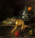 CHARDIN THE SILVER TUREEN, 1728, OIL ON CANVAS