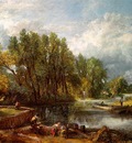 CONSTABLE STRATFORD MILL, 1820, OIL ON CANVAS