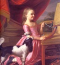 COPLEY YOUNG LADY WITH A BIRD AND DOG, 1767, OIL ON CANVAS,