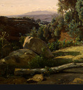 Corot A View near Volterra, 1838, Detalj 4, NG Washington
