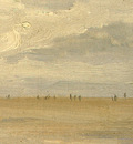 Corot Beach near Etretat, 1872, Detalj 3, NG Washington