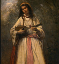 Corot Gypsy Girl with Mandolin, probably c  1870 1875, NG Wa
