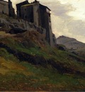 Corot Marino Large Buildings on the Rocks