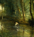 Corot The Eel Gatherers, c  1860 1865, Detalj 5, NG Washingt