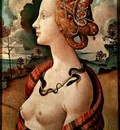 Piero di Cosimo Portrait of a young woman, Musee Conde, Chan