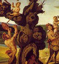 piero di cosimo the discovery of honey, detalj 2, ca 1505