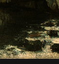 Courbet La Grotte de la Loue, 1864, Detalj 4, NG Washington