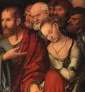 CRANACH Lucas the Younger Christ And The Fallen Woman