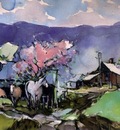 George Culley Springtime at the Ranch, De