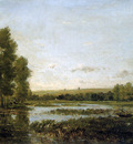 Daubigny Charles Bords de reviere Sun