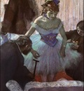Degas Before the Entrance on Stage, 1880 c