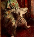 Degas Dancer in Green Tutu, 1880 85 c