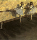 degas dancers practicing at the barre, 1876