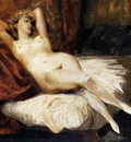 DELACROIX Eugene Female Nude Reclining on a Divan