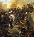 DELACROIX Eugene The Battle of Taillebourg draft