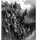 Cru007 The Army of Priest Volkmar and Count Emicio Attack Merseburg GustaveDore sqs