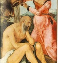 DURER JOB AND HIS WIFE,1504, STADELSCHES KUNSTINSTITUT, FRAN