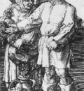 DURER PEASANTS AT THE MARKET,1519, COPPER ENGRAVING