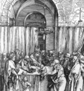 DURER REFUSAL OF JOACHIMS OFFER,1502 03, WOODCUT