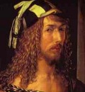 Albrecht Durer Self Portrait at 26  Detail