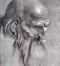 Durer Head Of An Apostle Looking Downward