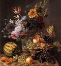 Eliaerts Jan Frans Flowers in a vase Sun