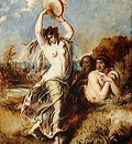 Etty William Bacchante Playing the Tambourine