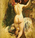 Etty William Nude Woman from Behind
