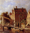 Eversen Adrianus View on the Baan canal Sun