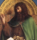 Eyck Jan van The Ghent Altarpiece St John the Baptist detail