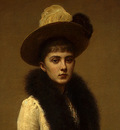 Fantin Latour Portrait of Sonia 1890 detail1