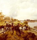 Friedlander Alfred Ritter von Malheim The Retreat