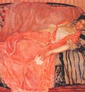 frieseke portrait of madame gely no 1 on the couch c1907