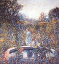 frieseke the blue garden c1912