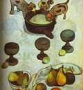 Gauguin Still Life With Three Puppies