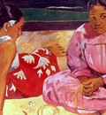 Two Tahitian Women on the Beach, Gauguin, 1891 1600x1200