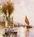 Gegerfelt Wilhelm Von A Venetian Canal