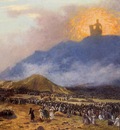 Gerome Jean Leon Moses on Mount Sinai